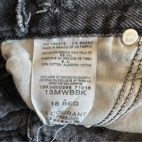 Revamped Wrangler Women's Distressed High Rise Ankle Jeans Tag: 16R • S: 26x31 - Picture 8 of 8